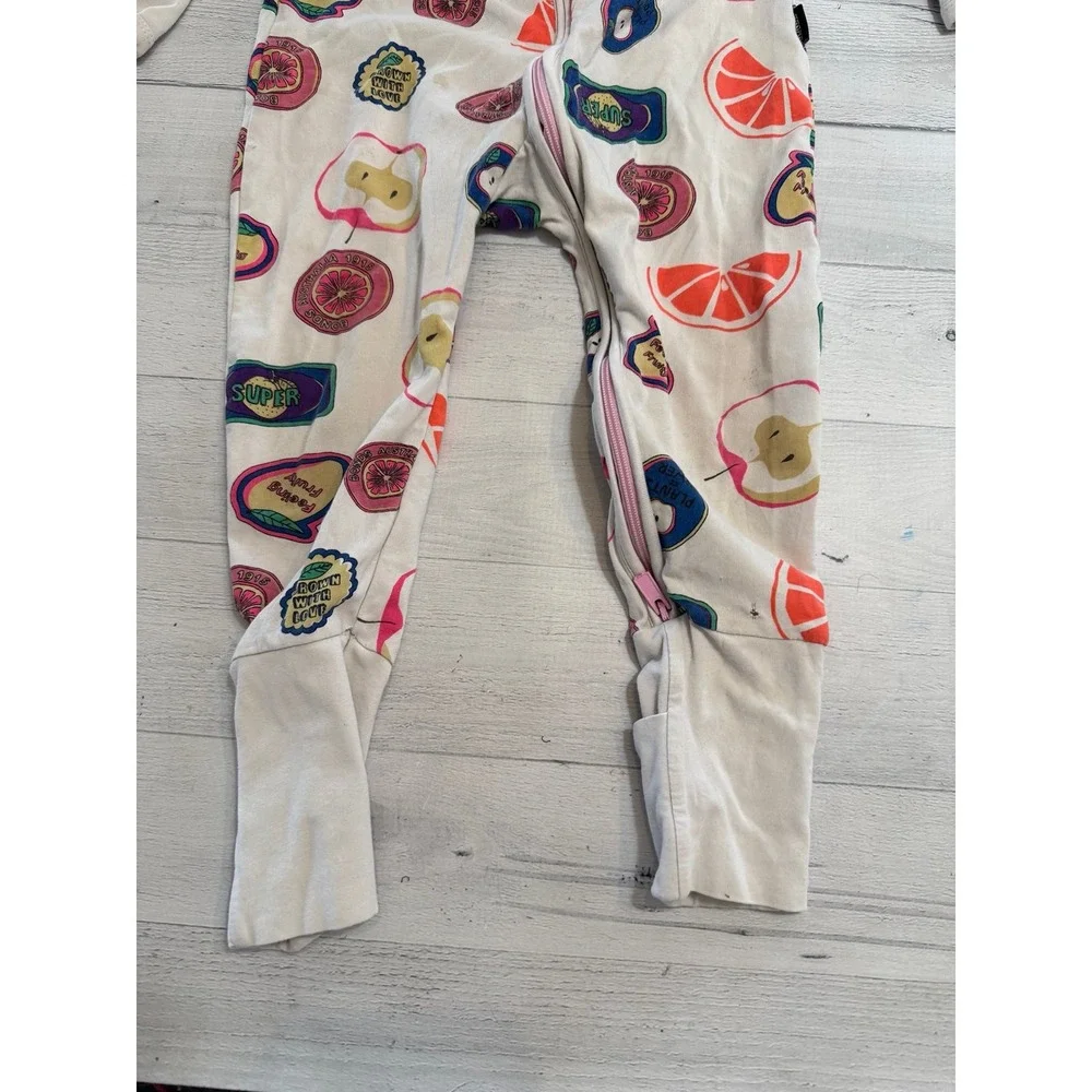 Bonds WONDERSUIT Zippy Fruit Sticker Fun White one piece  18/24‎ months *Play*
